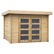 Abri de Jardin en Bois - bois 28 mm  8,88 m2